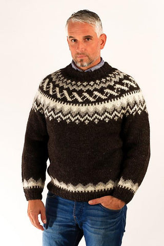 Traditional Wool Pullover Black – Shopicelandic